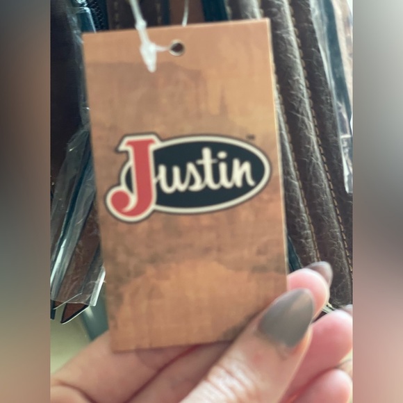 NWT Justin Shoulder Bag Cheetah Print W/Brown Trim Women’s Concealed Carry Bag - Picture 6 of 14